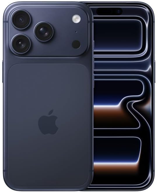 Apple iPhone 17 Pro – US Version, 256GB, eSIM, Deep Blue (Renewed Premium)