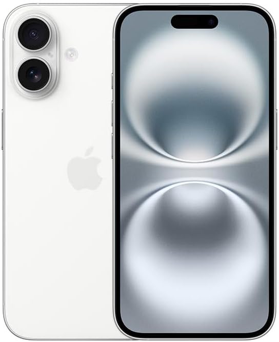 Apple iPhone 16 – 128GB, Black, Unlocked (Renewed)