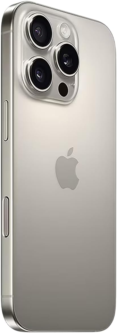 Apple iPhone 16 Pro – 128GB, Black Titanium, Unlocked (Renewed)
