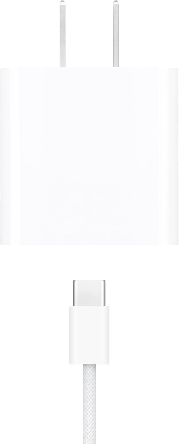 Apple 20W USB-C Compact Power Adapter: Fast and Convenient Charging, Type C Wall Charger