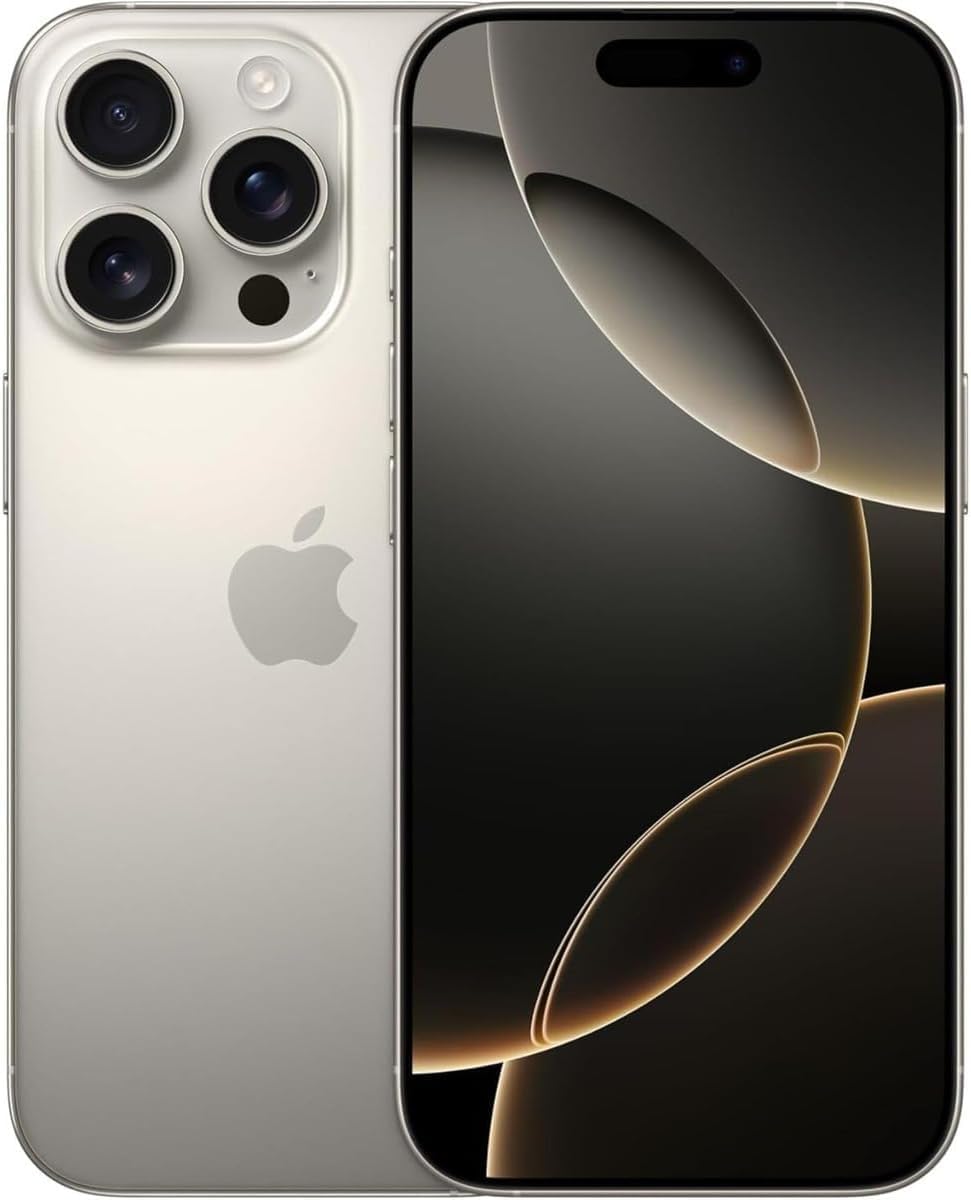 Apple iPhone 16 Pro Max – 256GB, Desert Titanium, Unlocked (Renewed)