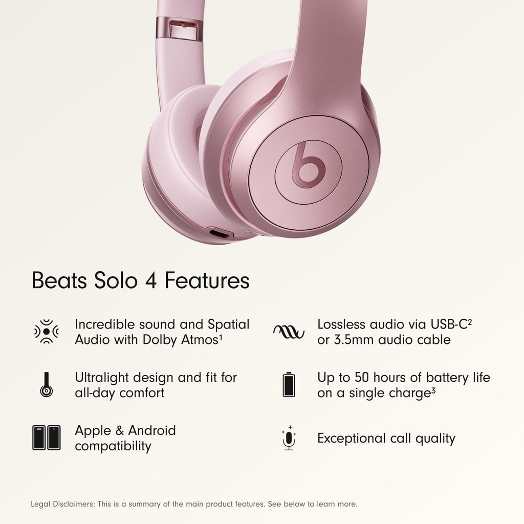 Beats Solo 4 - Wireless On-Ear Bluetooth Headphones