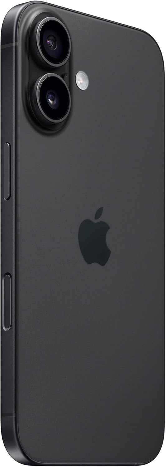 Apple iPhone 16 – 128GB, Black, Unlocked (Renewed)