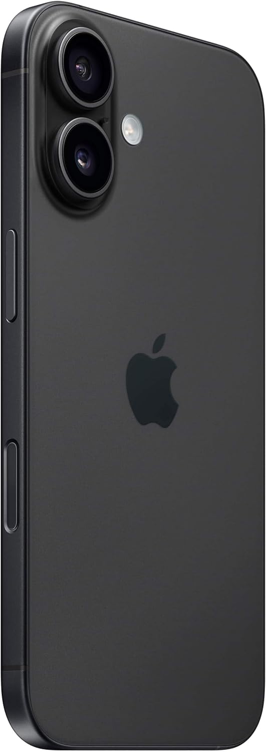 Apple iPhone 16 – 128GB, Black, Unlocked (Renewed)