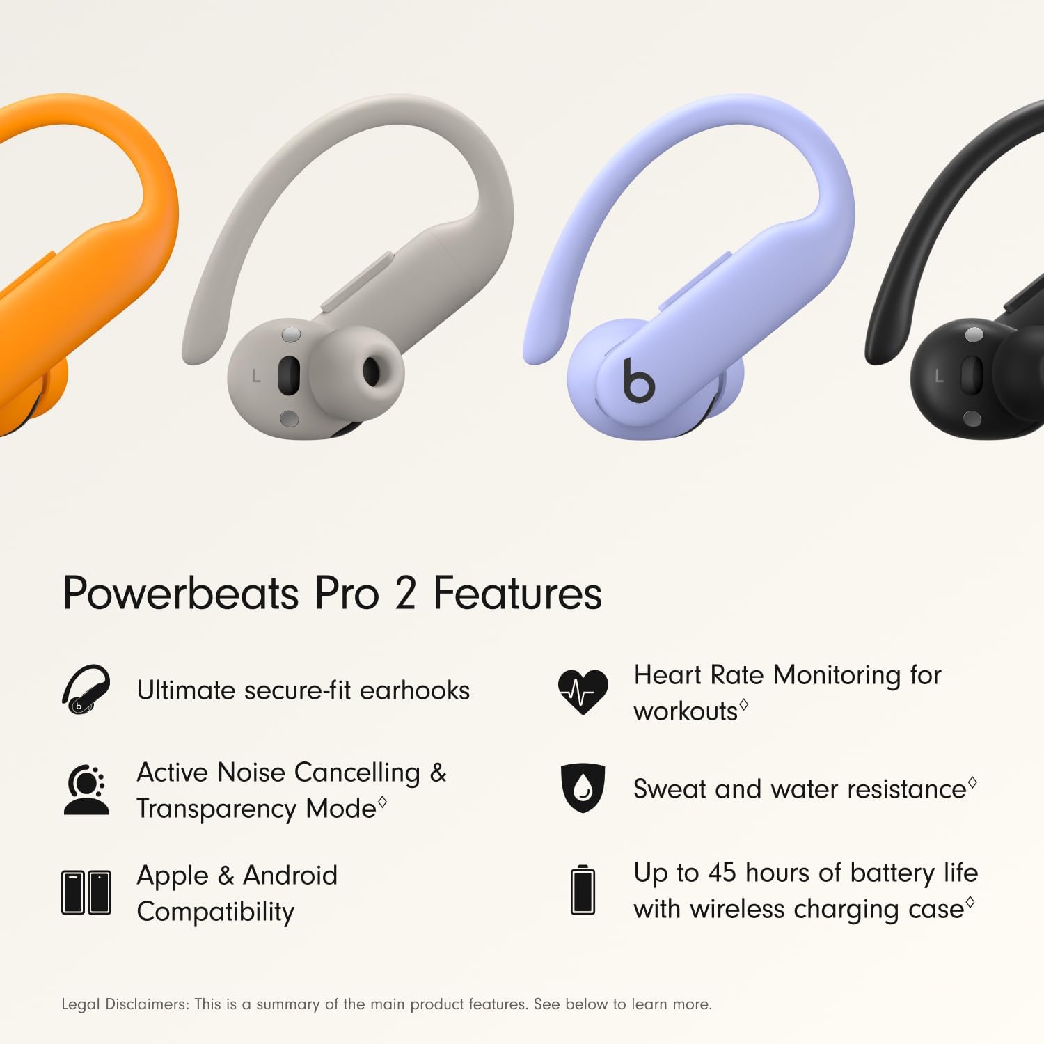 Beats Powerbeats Pro 2 - Wireless Noise Cancelling Earbuds