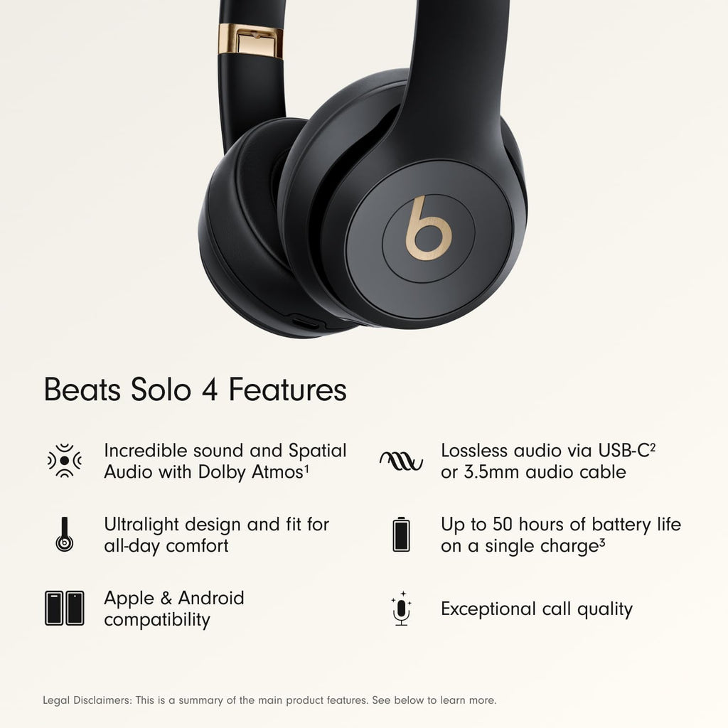 Beats Solo 4 - Wireless On-Ear Bluetooth Headphones