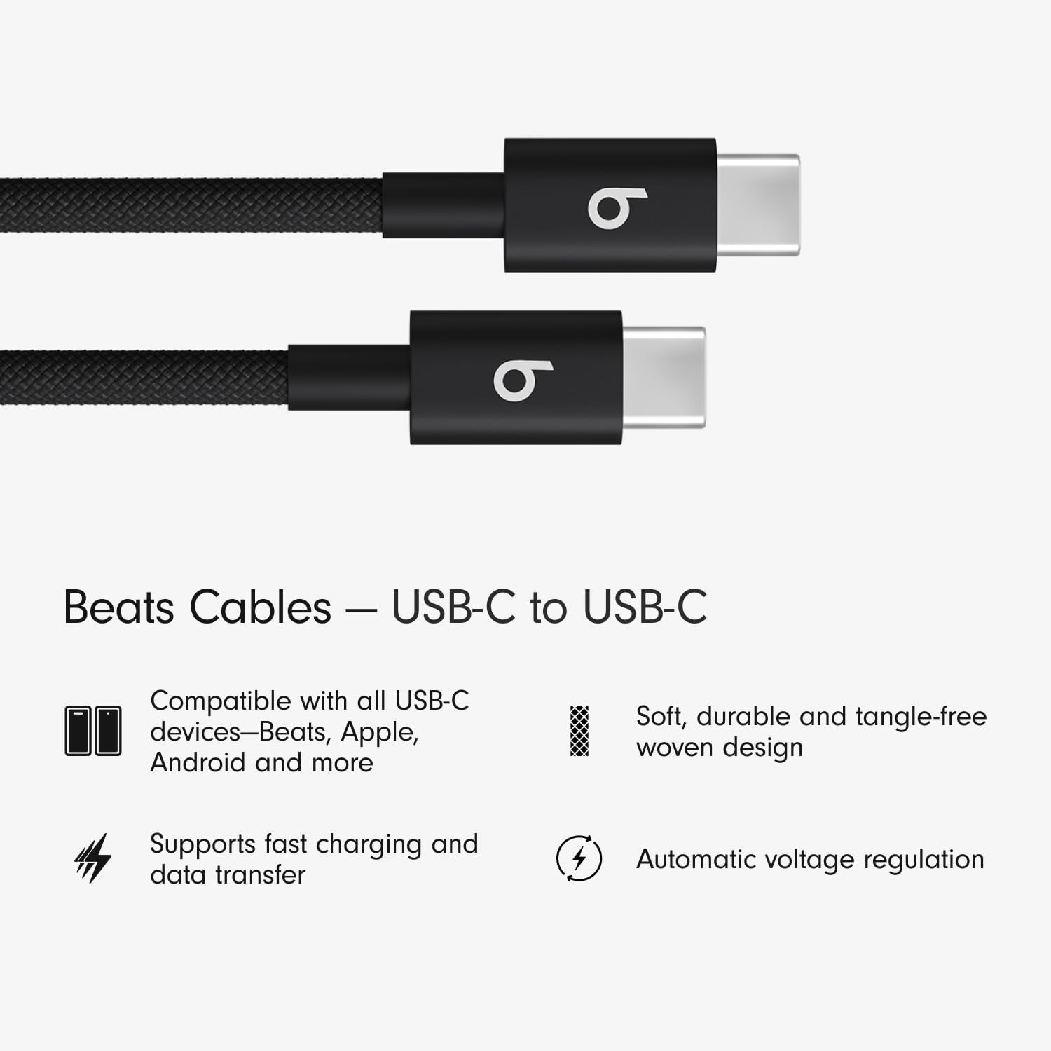 Beats USB Cable - Fast Charging Woven Durable Cable