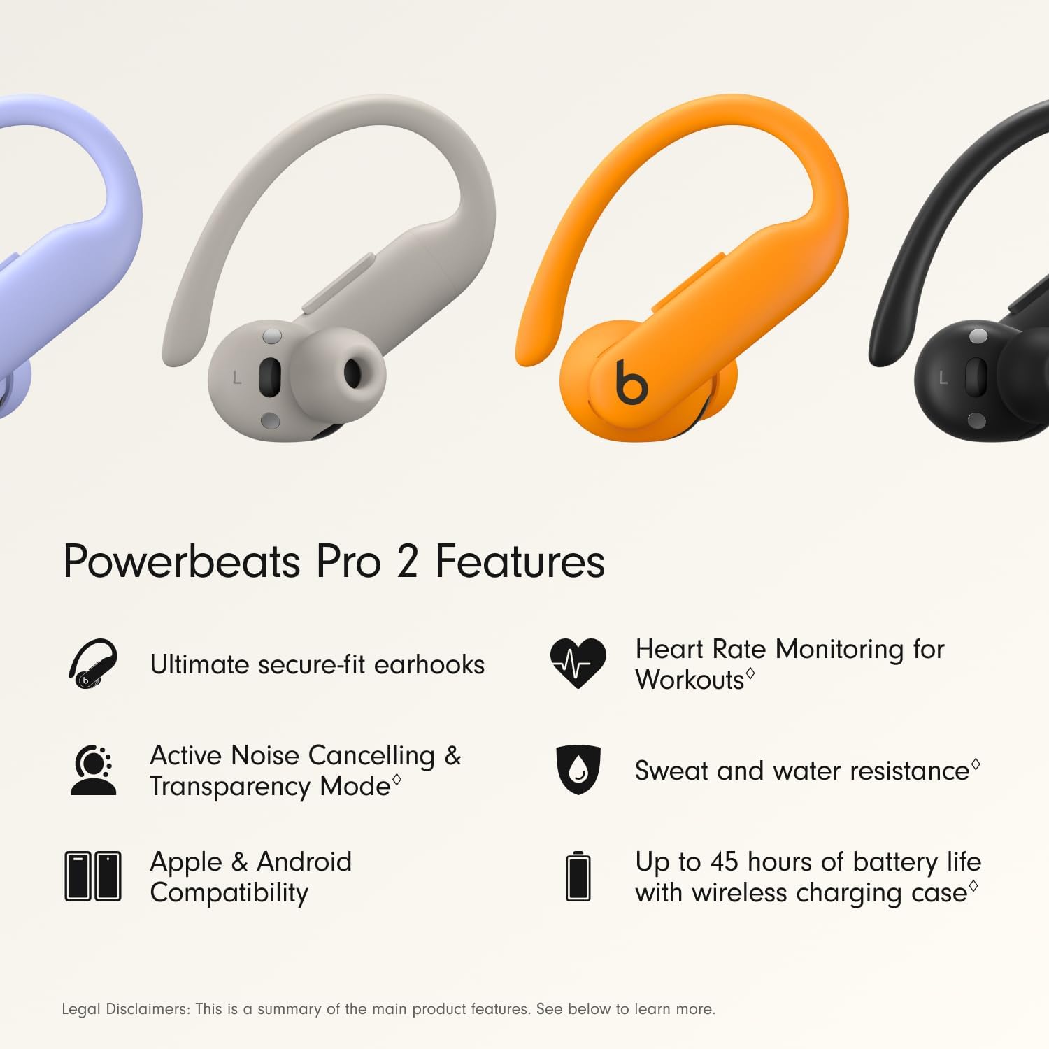 Beats Powerbeats Pro 2 - Wireless Noise Cancelling Earbuds