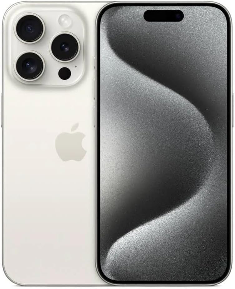 Apple iPhone 15 Pro Max – 256GB, Black Titanium, Unlocked (Renewed Premium)
