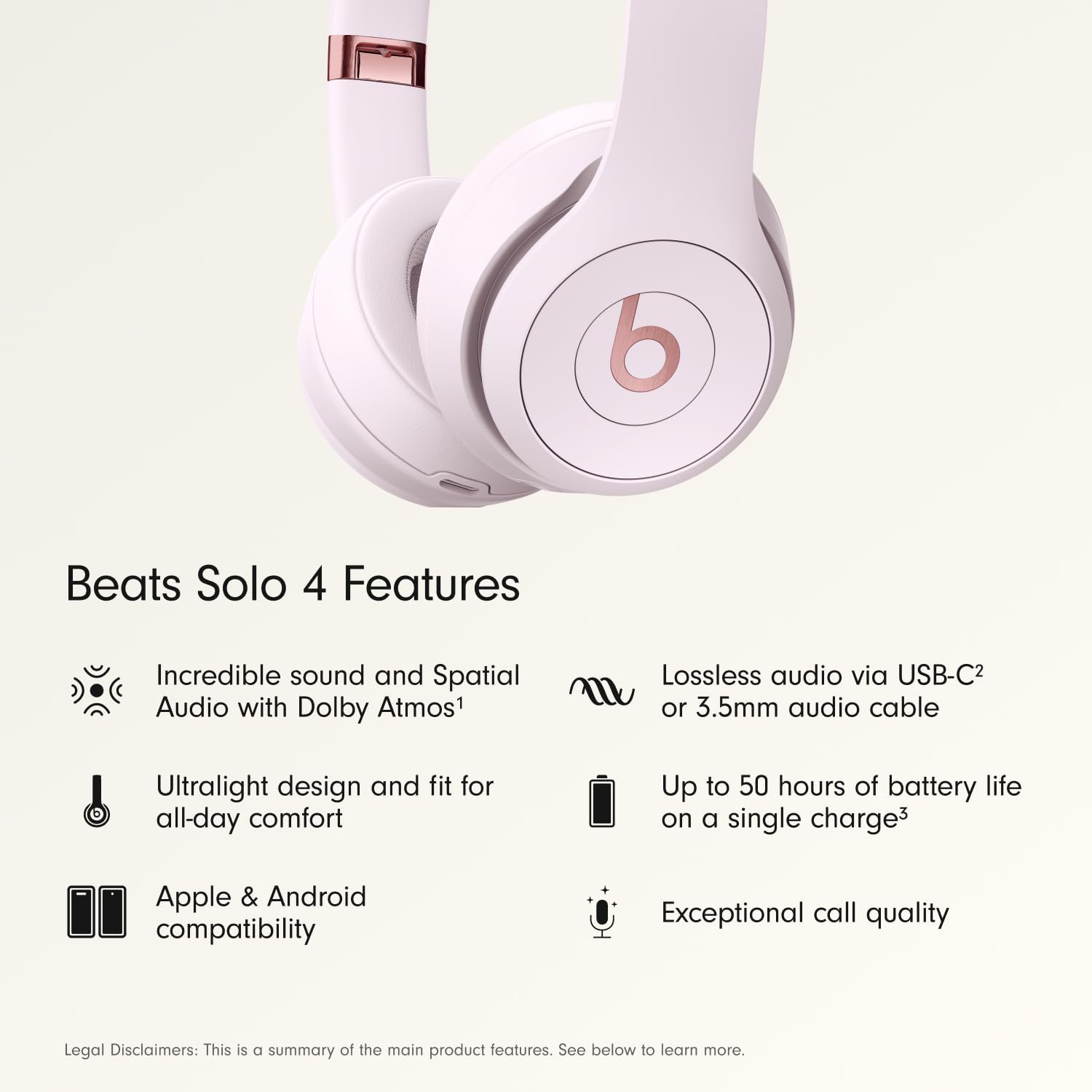 Beats Solo 4 - Wireless On-Ear Bluetooth Headphones