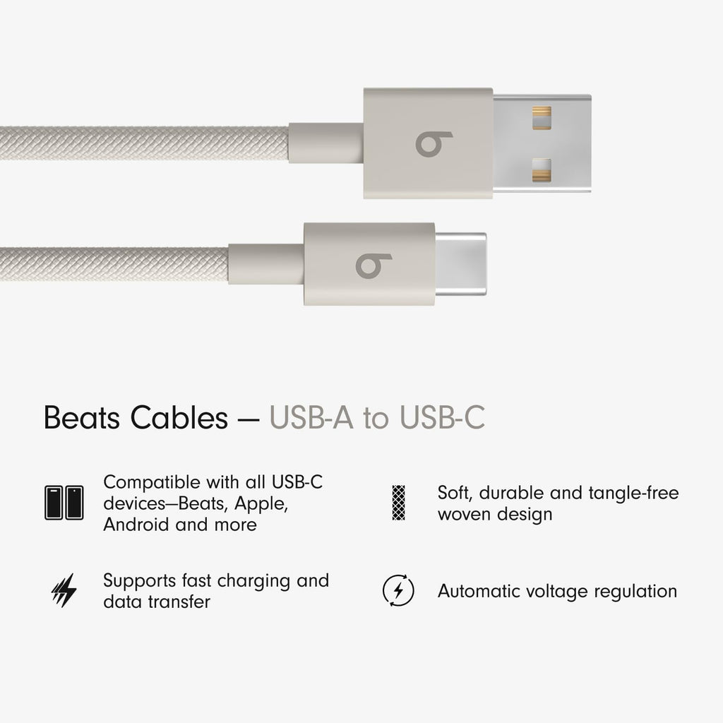 Beats USB Cable - Fast Charging Woven Durable Cable