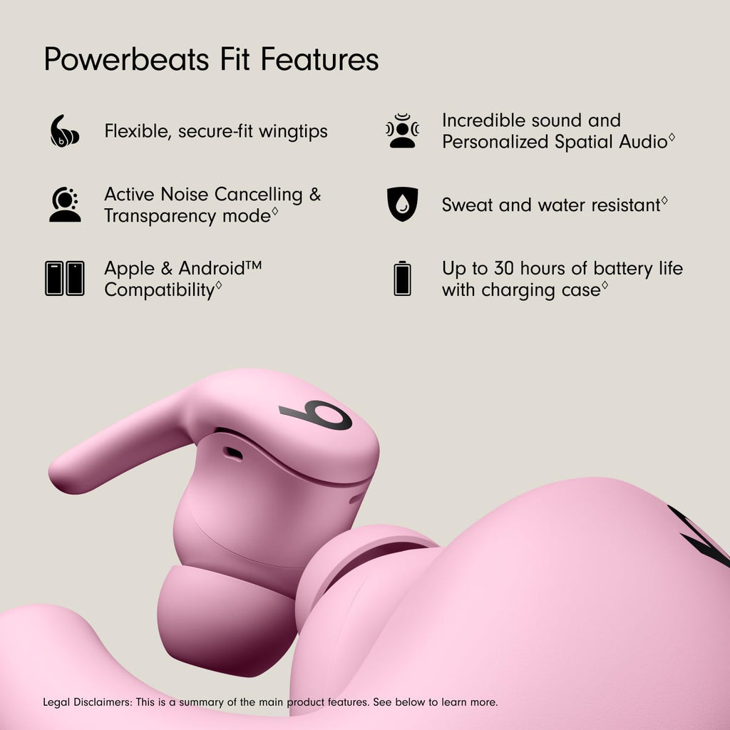 Beats Powerbeats Fit - Wireless Noise Cancelling Workout Earbuds