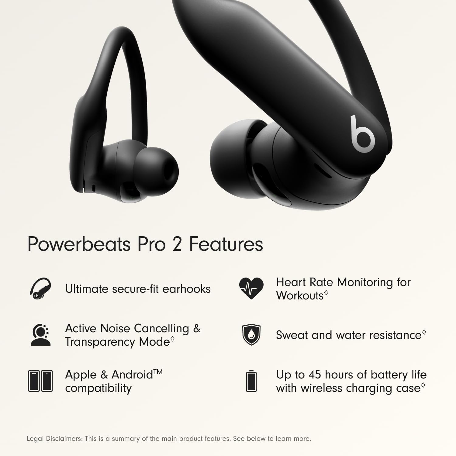 Beats Powerbeats Pro 2 - Wireless Noise Cancelling Earbuds