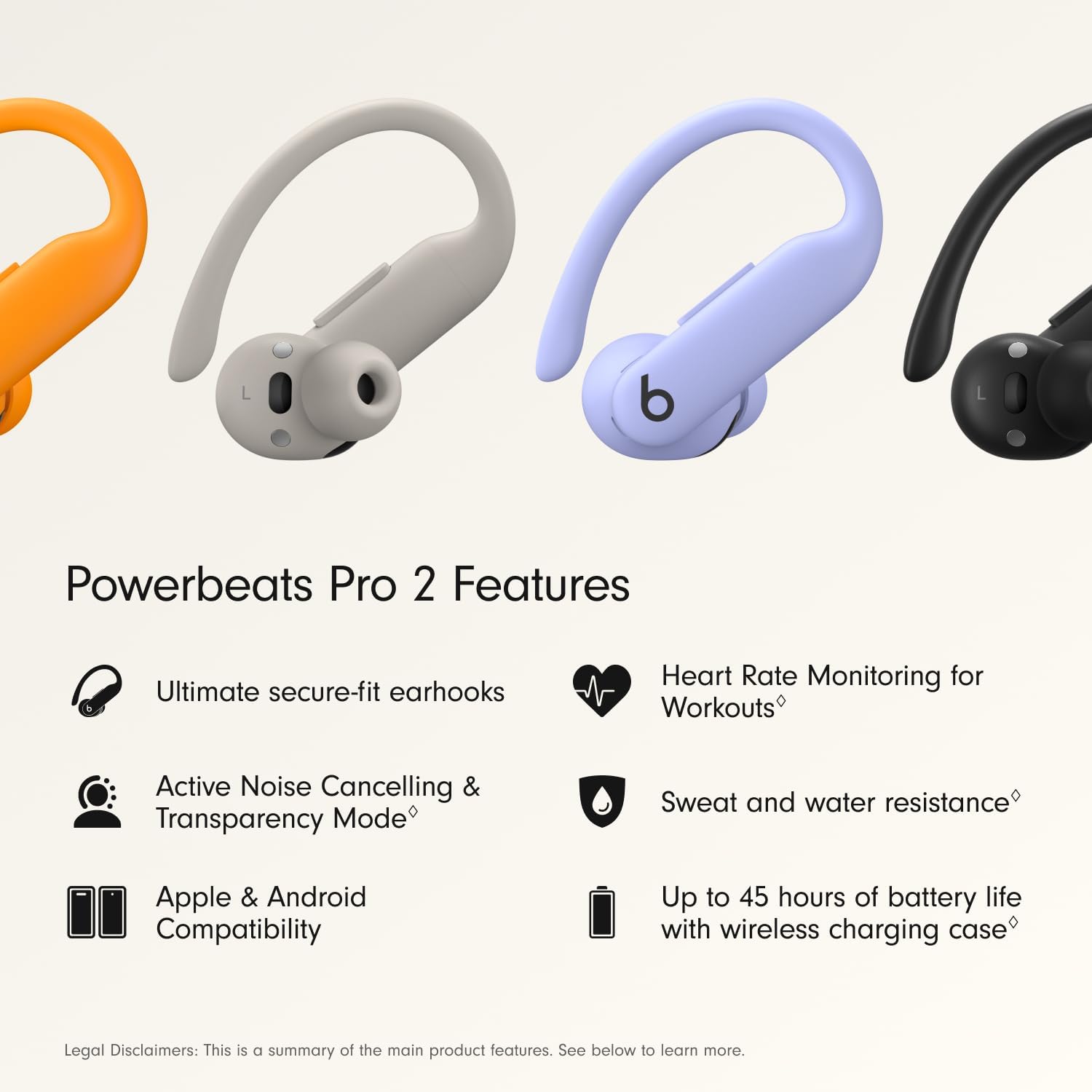 Beats Powerbeats Pro 2 - Wireless Noise Cancelling Earbuds