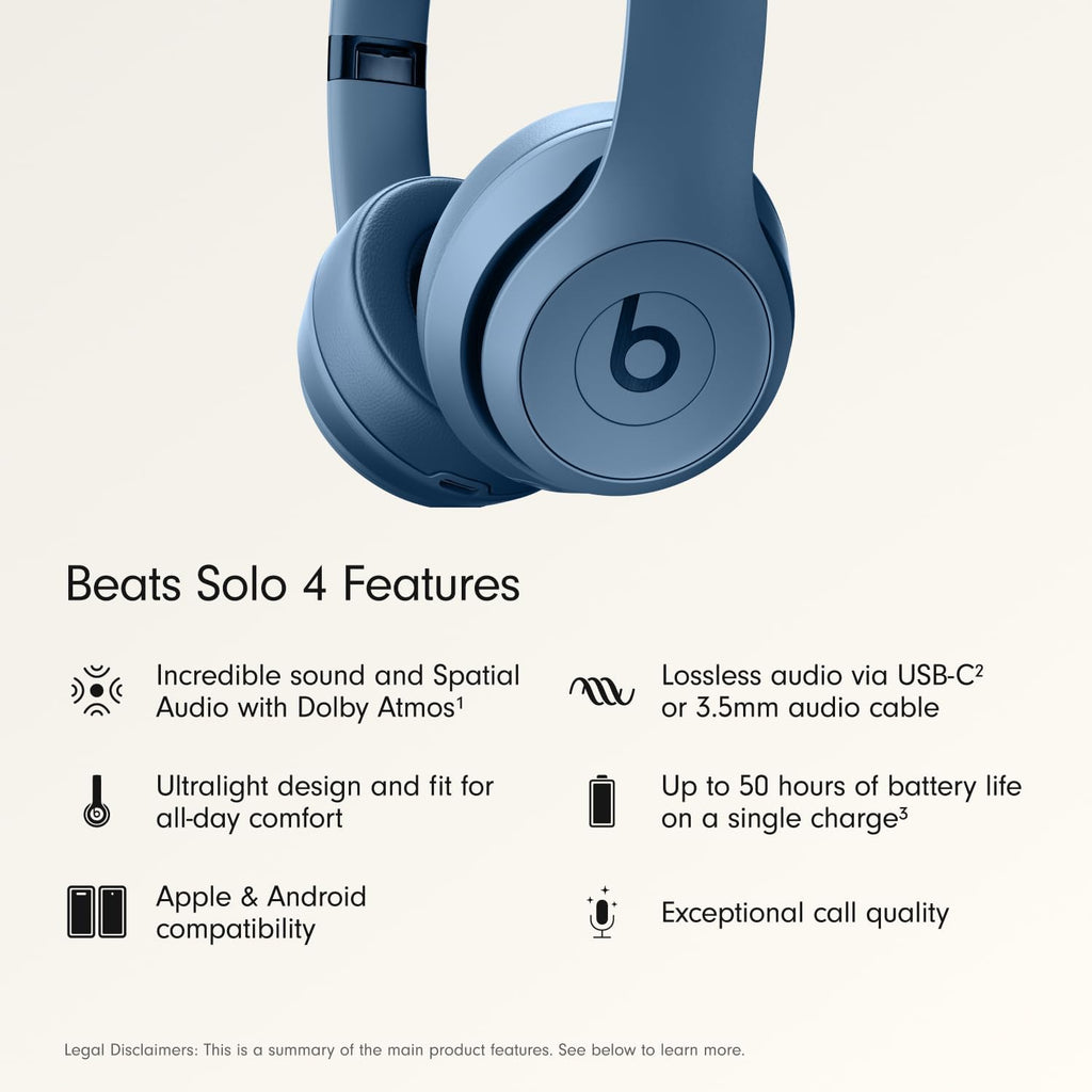 Beats Solo 4 - Wireless On-Ear Bluetooth Headphones