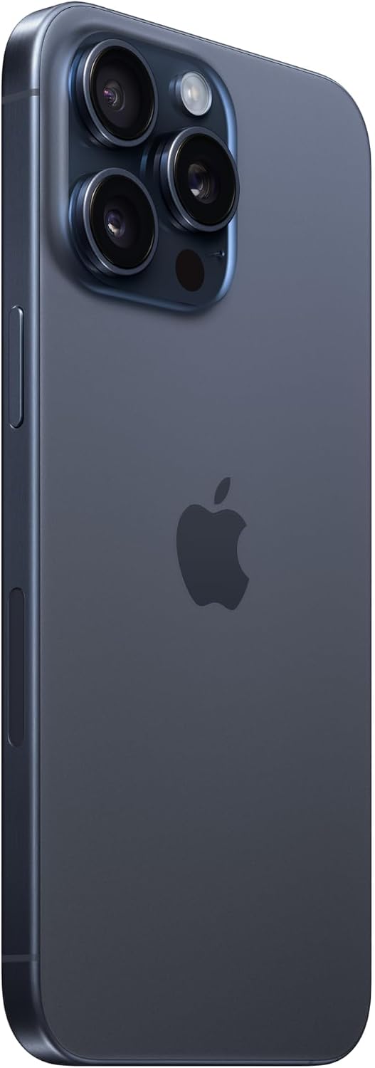 Apple iPhone 15 Pro Max – 256GB, Black Titanium, Unlocked (Renewed Premium)