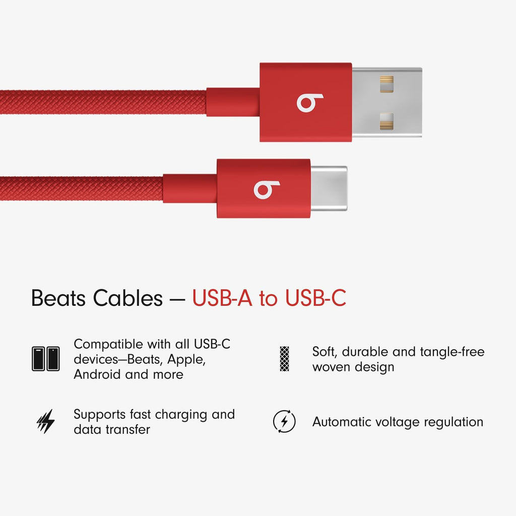 Beats USB Cable - Fast Charging Woven Durable Cable