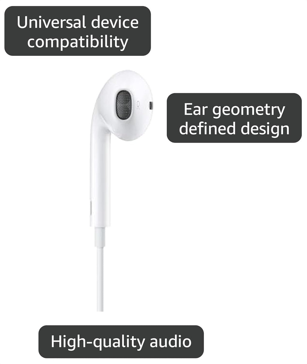 Apple EarPods - Wired Headphones with Microphone