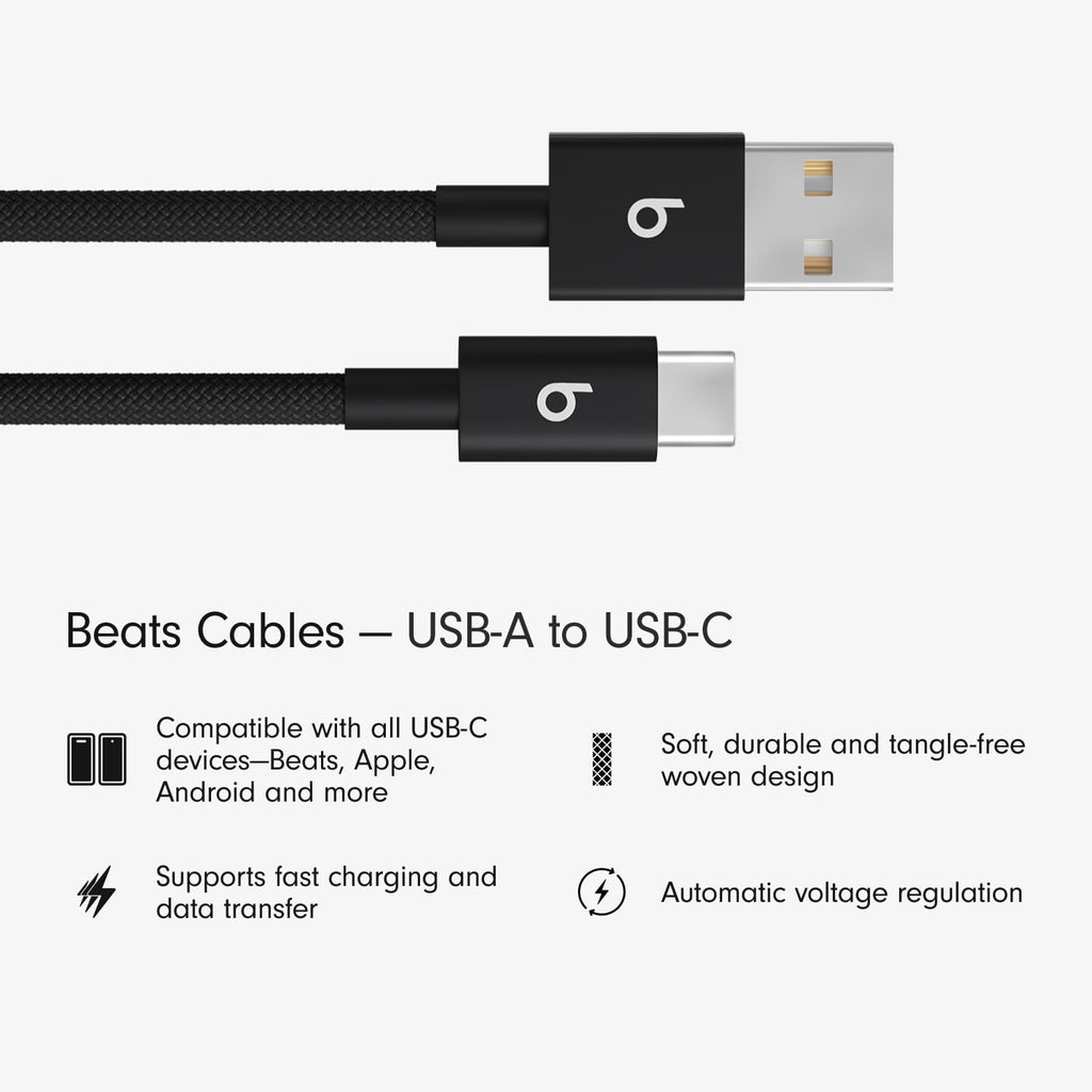 Beats USB Cable - Fast Charging Woven Durable Cable