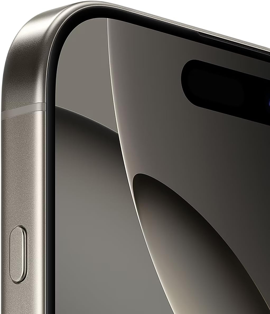 Apple iPhone 16 Pro – 128GB, Black Titanium, Unlocked (Renewed)