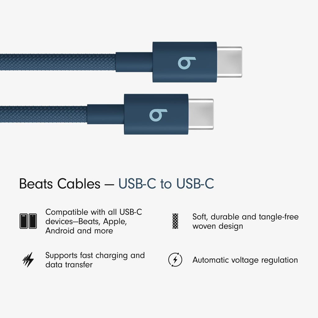 Beats USB Cable - Fast Charging Woven Durable Cable