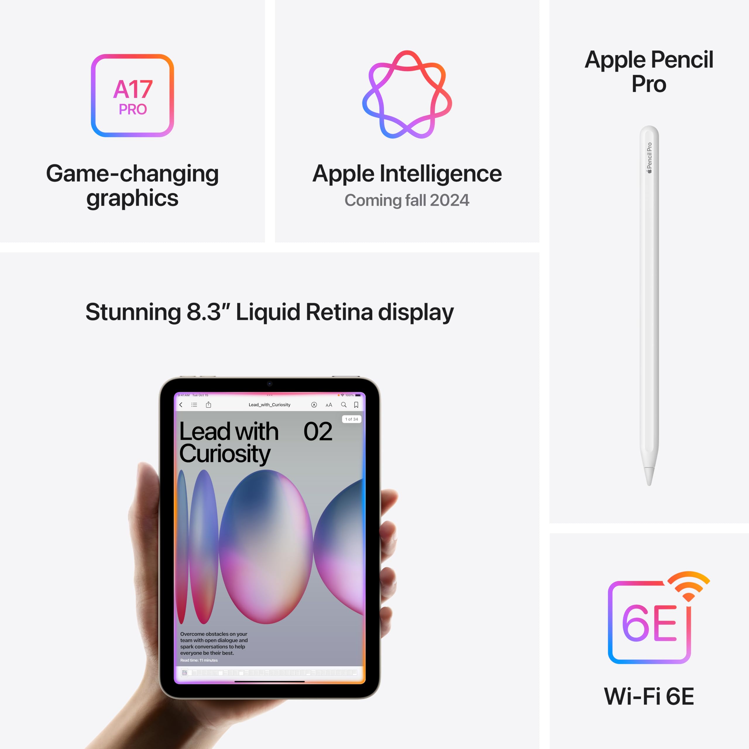 Apple iPad mini (A17 Pro) – Big Power in a Small Package