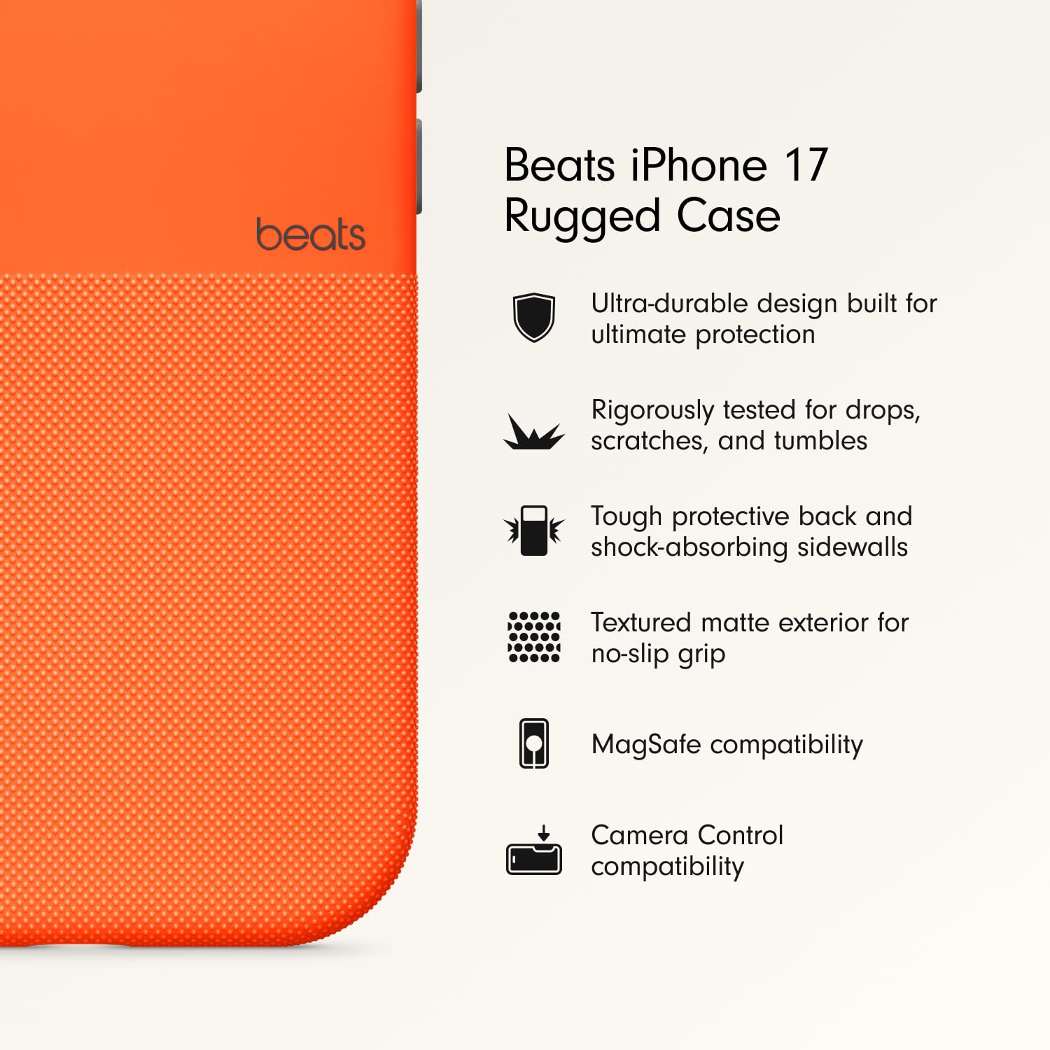 Beats iPhone 17 Case with MagSafe & Camera Control