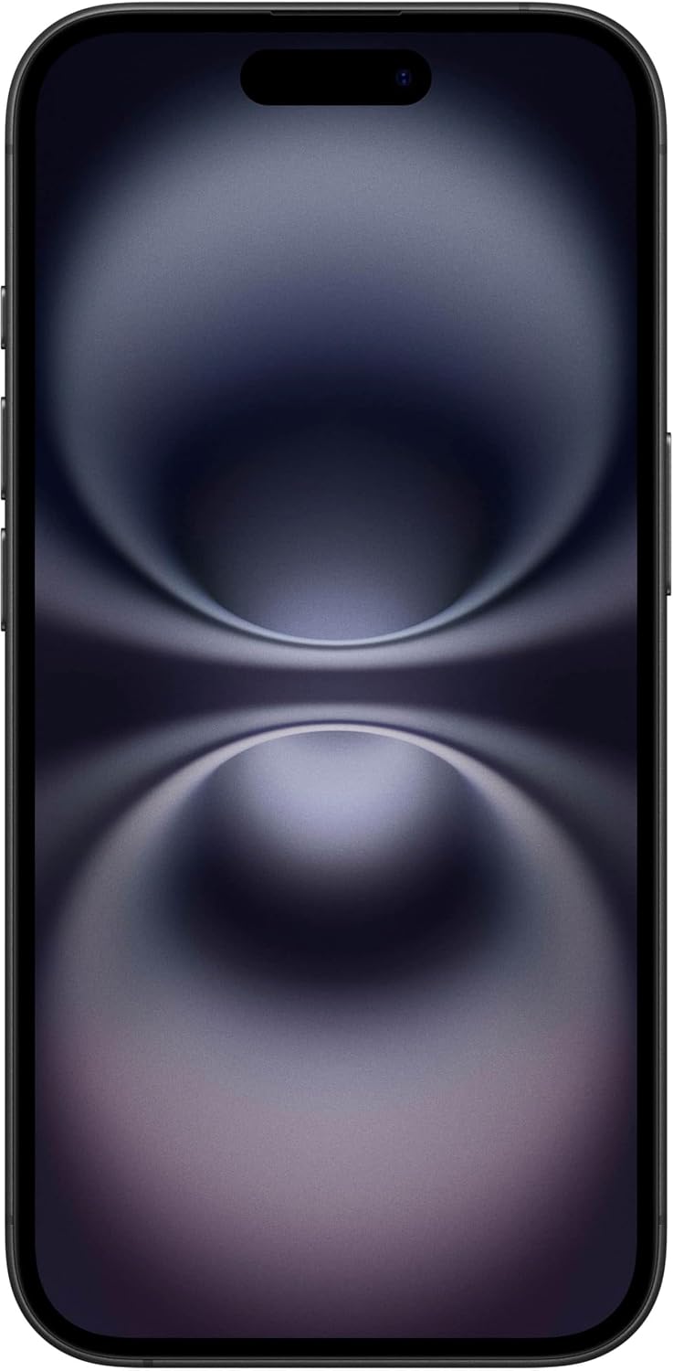 Apple iPhone 16 – 128GB, Black, Unlocked (Renewed)