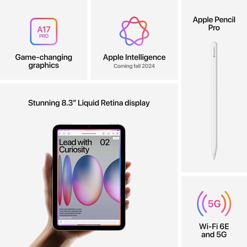 Apple iPad mini (A17 Pro) – Big Power in a Small Package