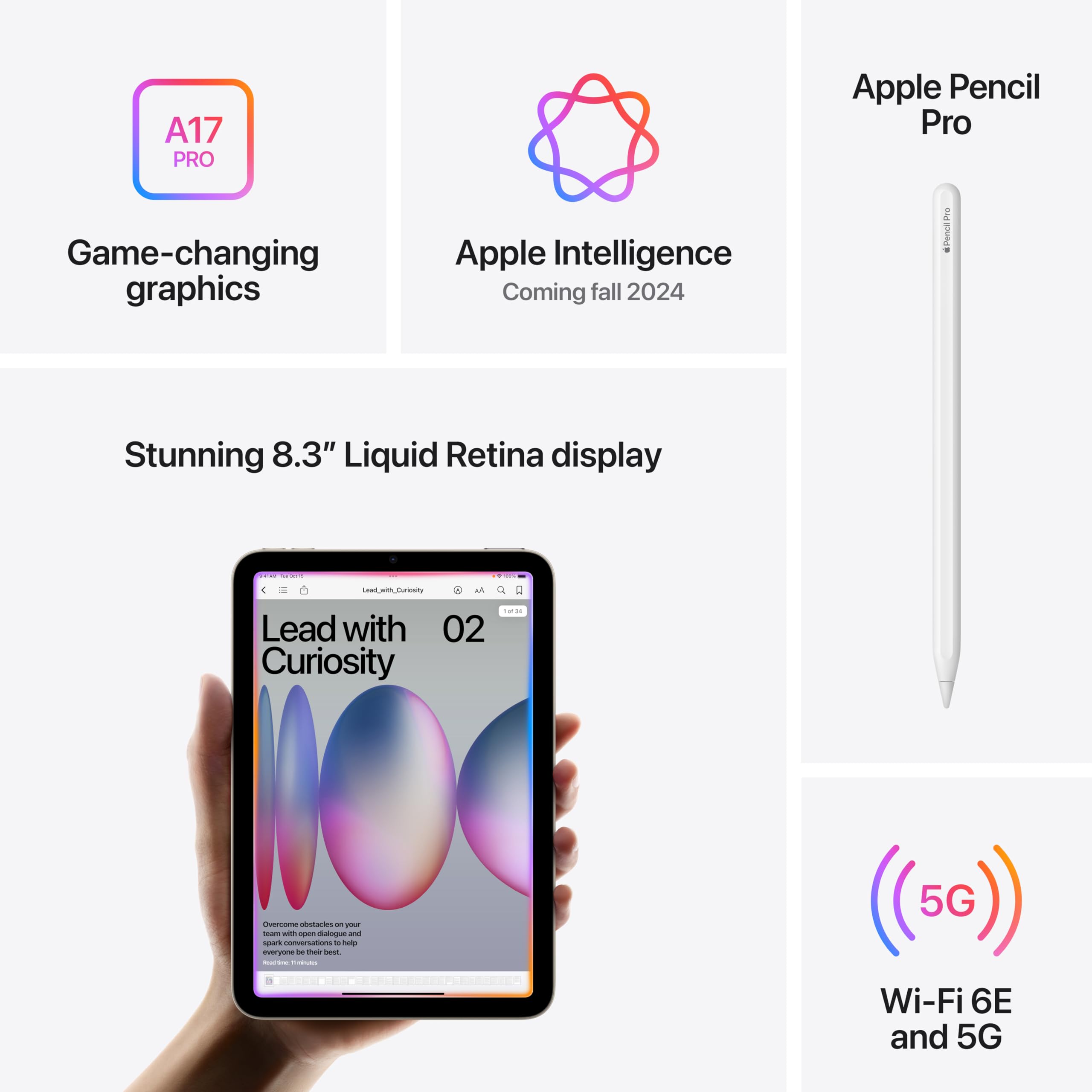 Apple iPad mini (A17 Pro) – Big Power in a Small Package