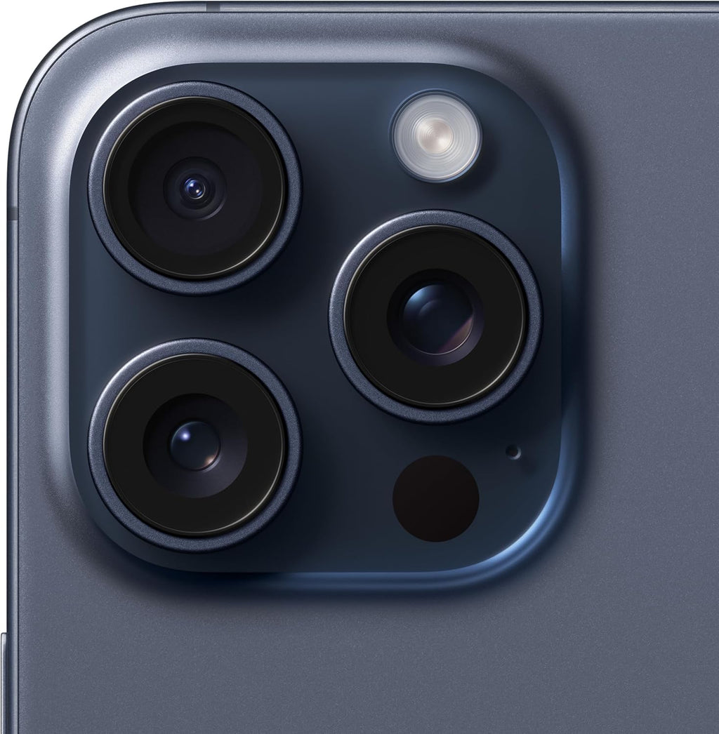 Apple iPhone 15 Pro Max – 256GB, Black Titanium, Unlocked (Renewed Premium)